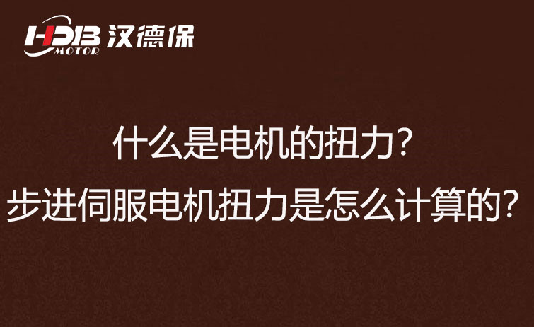 什么是電機的扭力？步進伺服電機扭力是怎么計算的？