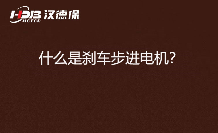 什么是剎車步進(jìn)電機(jī)？
